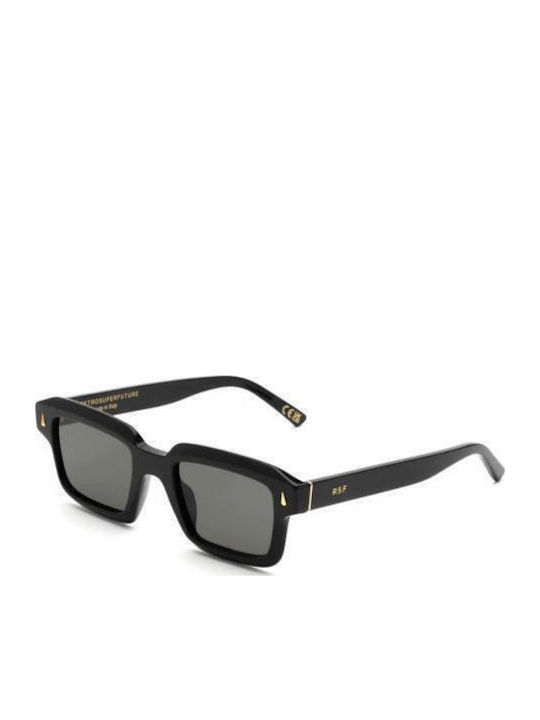 Retrosuperfuture Unisex Ochelari de soare cu Negru Cadru și Negru Lentilă GIARDINO-YA3