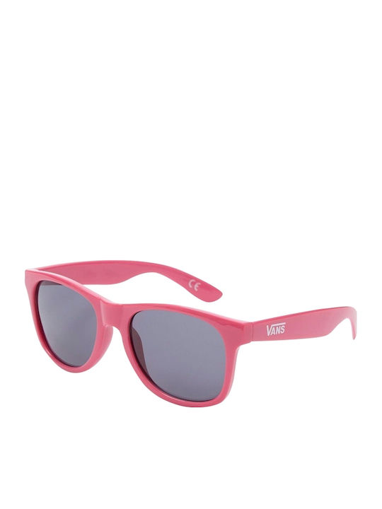 Vans Spicoli Unisex Sunglasses with Pink Plastic Frame and Gray Lens VN000LC0G3X