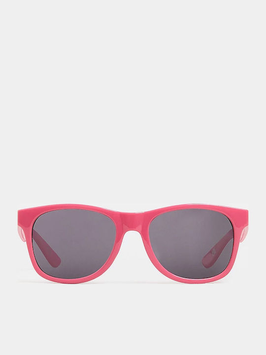 Vans Spicoli Unisex Sunglasses with Pink Plastic Frame and Gray Lens VN000LC0G3X