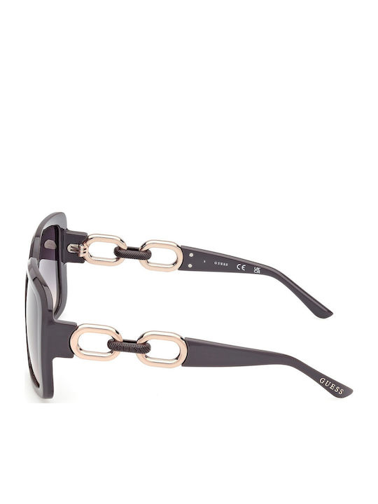 Guess Damen Sonnenbrille mit Schwarz Kunststoff Gestell und Gray Verlaufsfarbe Linse GU00161 20B