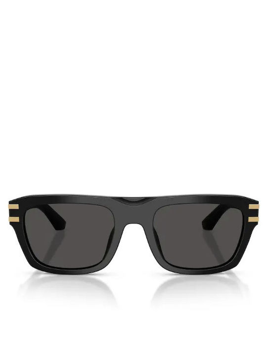Dolce & Gabbana Unisex Sunglasses With Black Horn-Rimmed Frame And Grey Lens DG4496 501/87