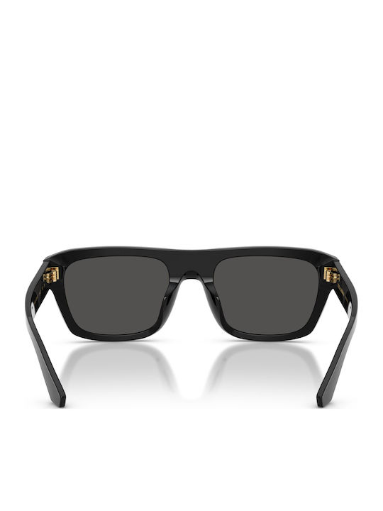 Dolce & Gabbana Unisex Sunglasses With Black Horn-Rimmed Frame And Grey Lens DG4496 501/87