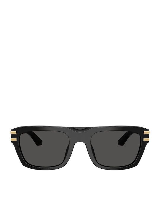 Dolce & Gabbana Unisex Sunglasses With Black Horn-Rimmed Frame And Grey Lens DG4496 501/87