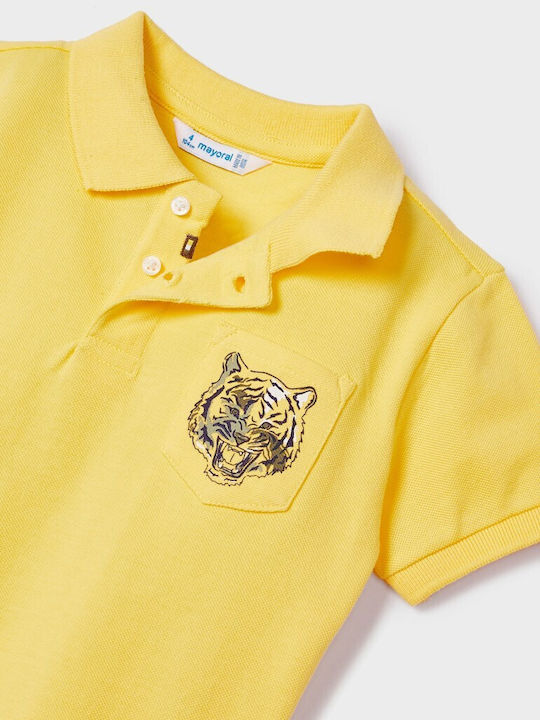Kids' Polo Short Sleeve Yellow