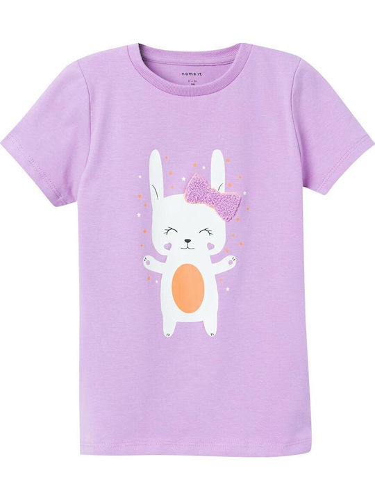 Kinder-T-Shirt Flieder