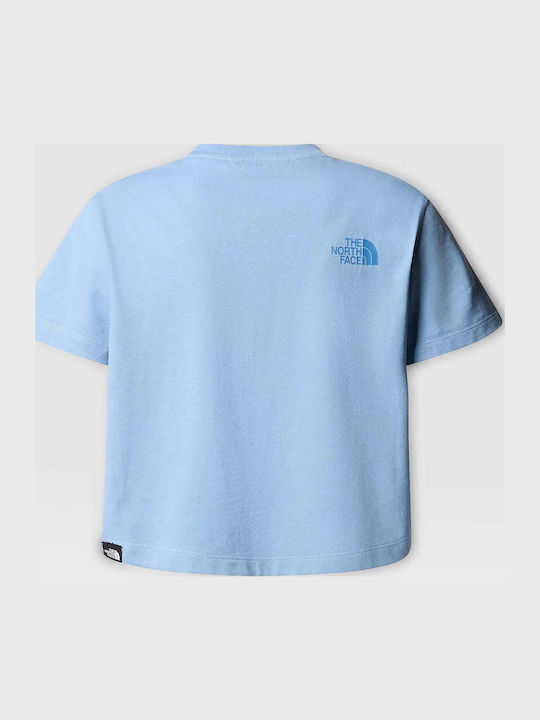 Crop Top pentru copii Cu mânecă scurtă Roșu Easy