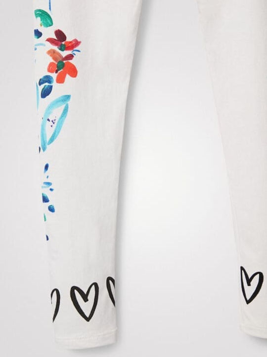 Kids Legging Long White Mouse