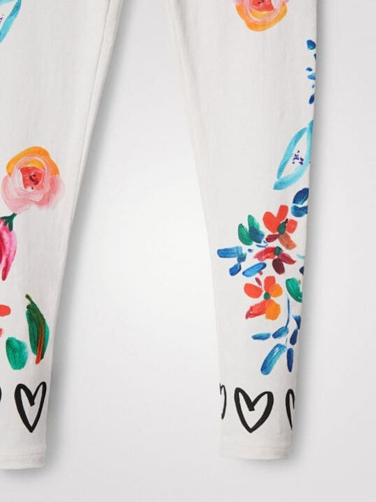 Kids Legging Long White Mouse