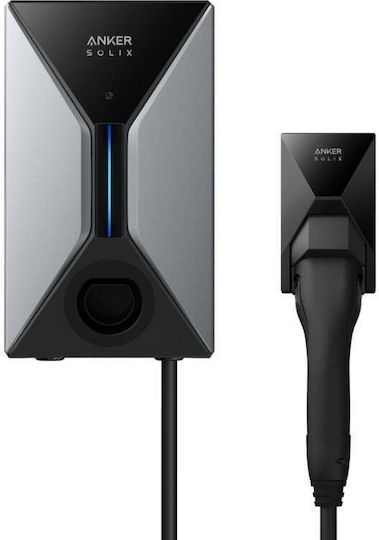 Anker Solix V1 Montat pe perete Trei faze Stație de încărcare pentru mașini electrice 11kW cu Cablu încorporat Tipul 2 (A5191GZ7)
