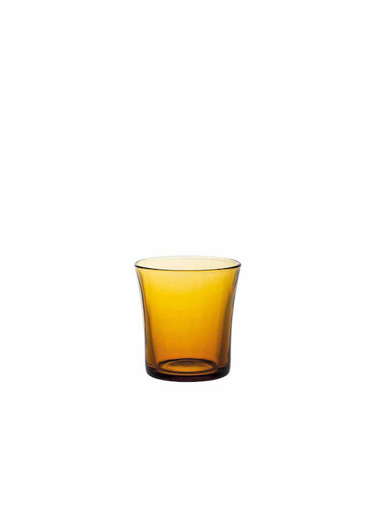 Duralex Lys Amber Glas Wasser aus Glas in Honig Farbe 210ml