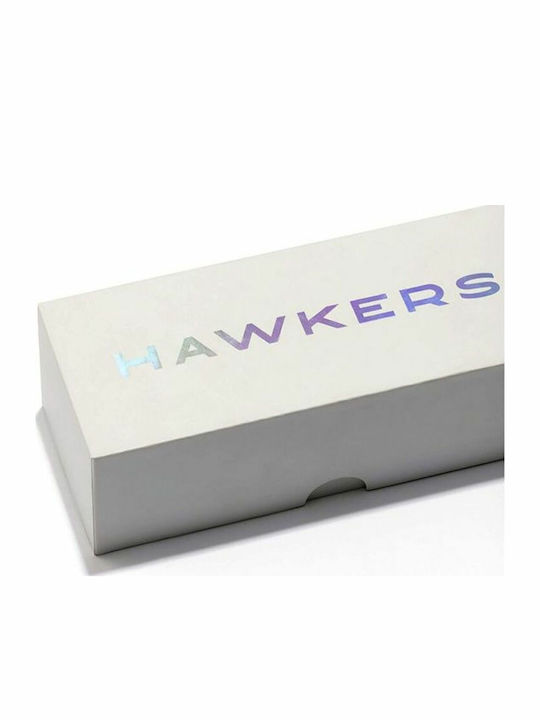 Hawkers Divine Women's Sunglasses with Black Plastic Frame and Pink Lens HKRS2074