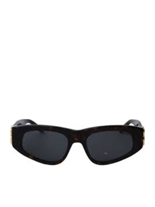 Balenciaga Damen Sonnenbrille mit Braun Schildkröte Kunststoff Gestell und Braun Linse
