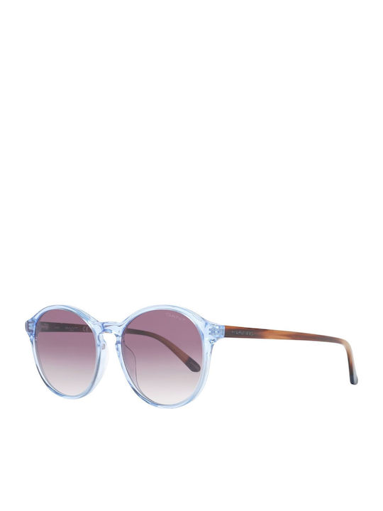 Gant Women's Sunglasses with Blue Plastic Frame and Gray Gradient Lens