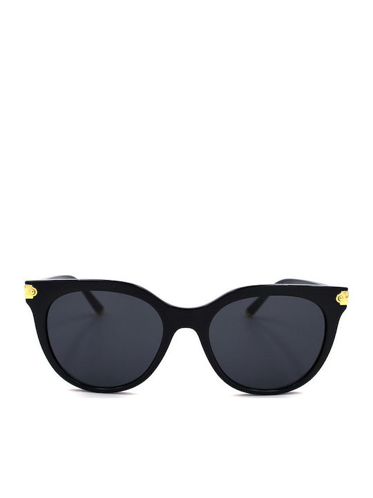 Dolce & Gabbana Γυναικεία Γυαλιά Ηλίου με Μαύρο Κοκκάλινο Σκελετό και Γκρι Φακό DG6117 501/87