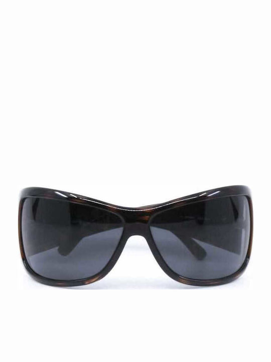 Tous Women's Sunglasses with Brown Tartaruga Plastic Frame and Black Lens STO587 0978