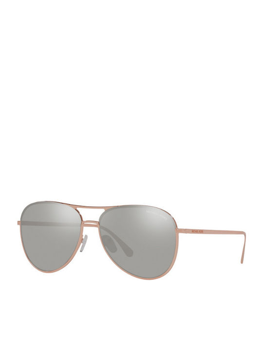 Michael Kors Kona Women's Sunglasses with Rose Gold Metal Frame and Gray Lens MK1089 11086G