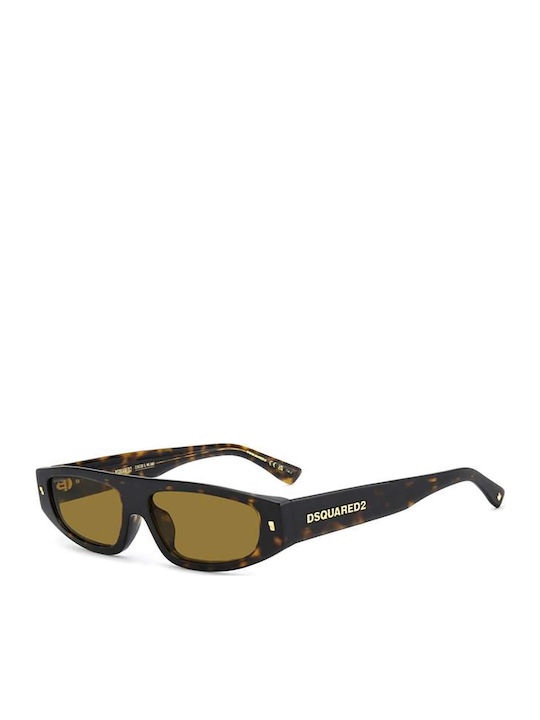 Dsquared2 Sunglasses Brown with Acetate Frame & Brown Lens Dsquared2 Sunglasses Brown with Acetate Frame & Brown Lens