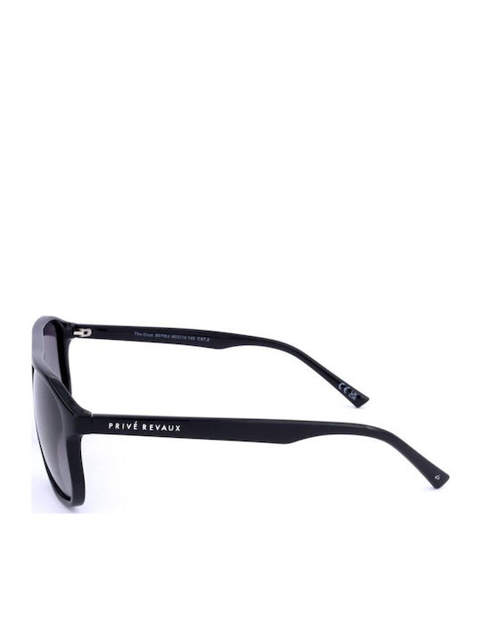 Prive Revaux Unisex Sunglasses with Black Plastic Frame and Black Gradient Lens THECRUZ/S 807WJ