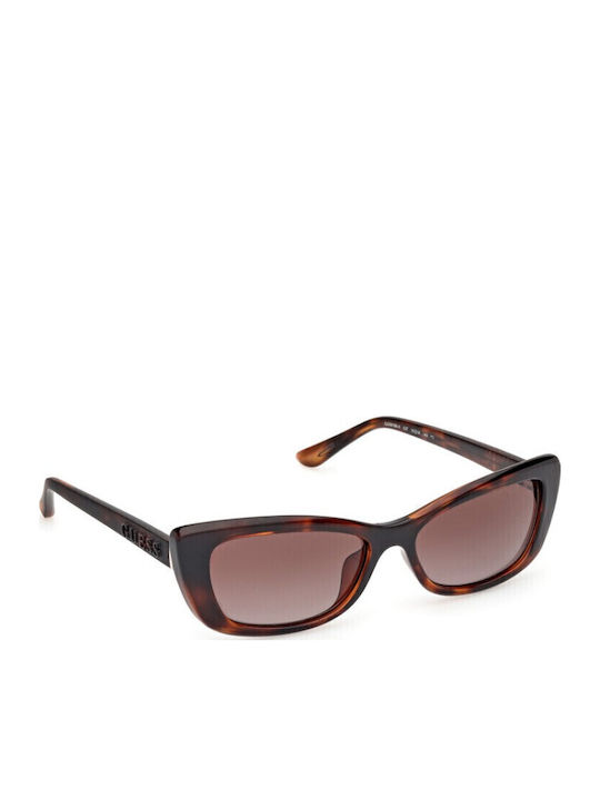 Guess Guess Women's Sunglasses with Black Tartaruga Horn-Rimmed Frame and Brown Gradient Lenses