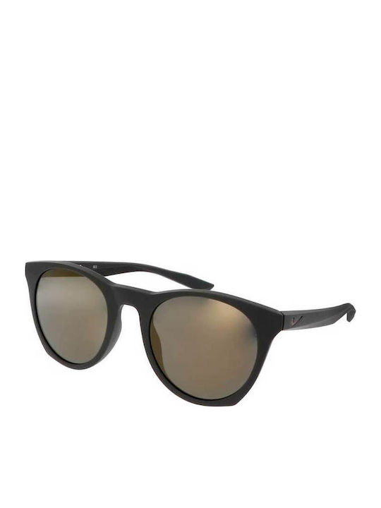 Nike Essential Horizon Unisex Sunglasses with Gray Plastic Frame and Black Lens EV1119-220