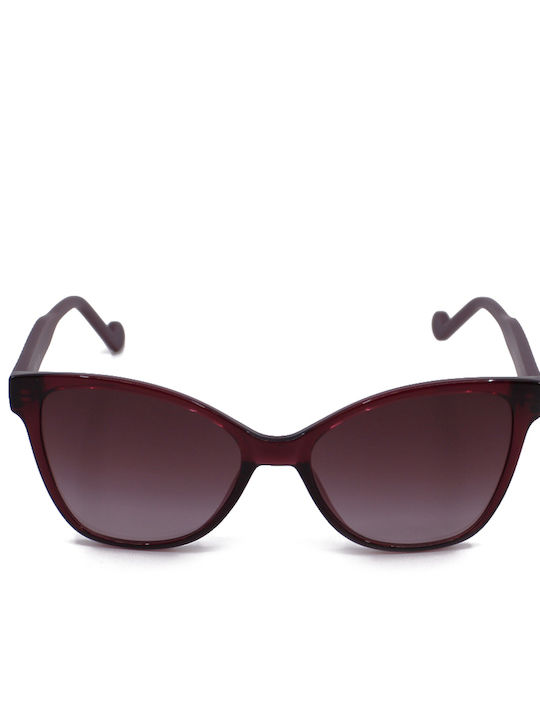Liu Jo Women's Sunglasses with Brown Tartaruga Plastic Frame