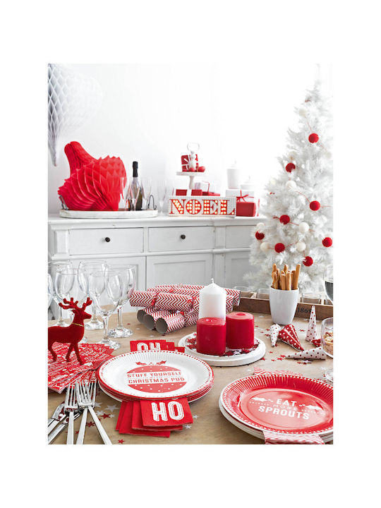 Talking Tables Set Christmas Plates 8pcs