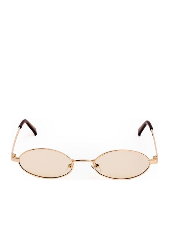 AV Sunglasses Kyoto Unisex Ochelari de soare cu Bej Cadru și Bej Lentilă 127-beige