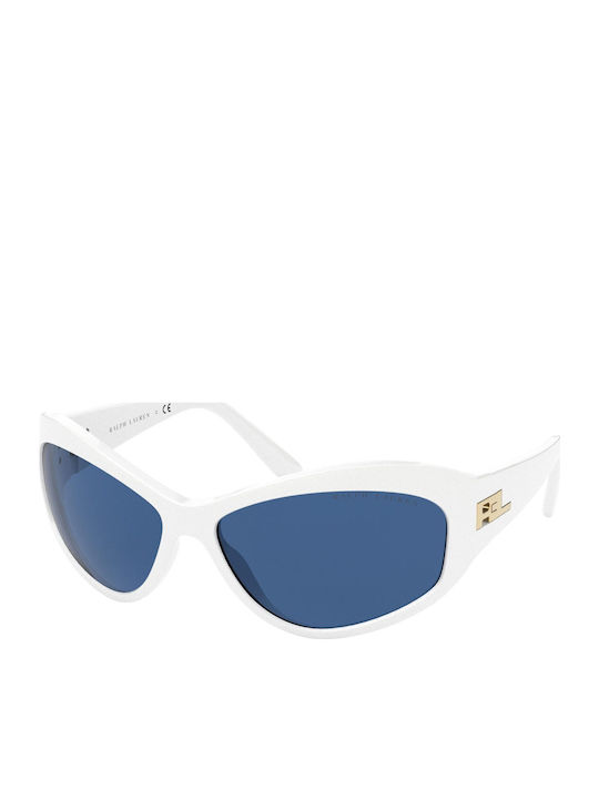 Ralph Lauren Damen Sonnenbrille mit Weiß Kunststoff Gestell PH8179 579380