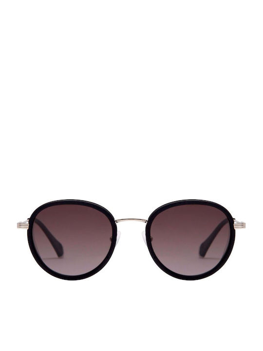 Gigi Barcelona Brown Unisex Sunglasses with Black Frame and Gray Polarized Lens 6560/8