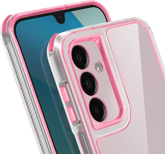 Avizar Case Galaxy A16 Reinforced Dual-material Design Textured Anti-slip Pink