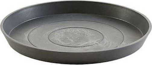 Ecopots Πιάτο Γλάστρας Πλαστικό Γκρι 18x18εκ. 74.019.20G