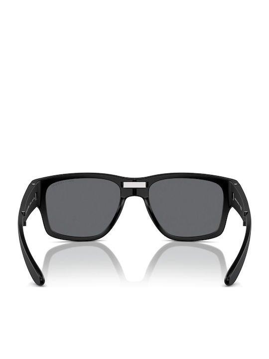 Armani Exchange Унисекс Слънчеви Очила с Черна Пластмасова Рамка и Сиви Стъкла AX4141SU 80786G