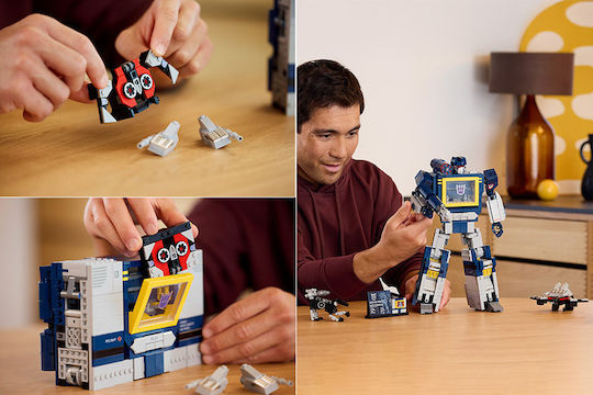 LEGO Icons Transformers: Soundwave За 18+ Години 1505 Бройки