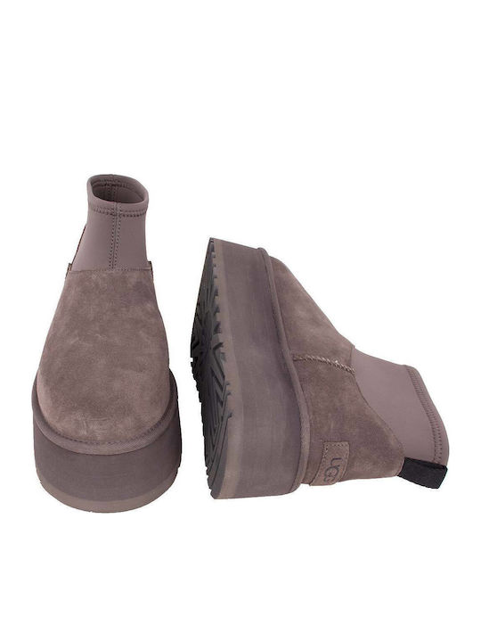 Classic Mini Dipper Ghete Dama De Piele Thundercloud