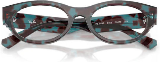 Ray Ban Дамски Пластмасов Рамка за Очила Син RX5447 8458