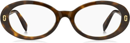 Marc Jacobs Damen Acetat Brillengestell Braun MJ 1132/G 086