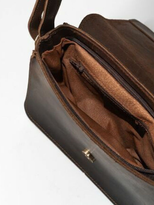 -leather Leather Women's Bag Crossbody Brown