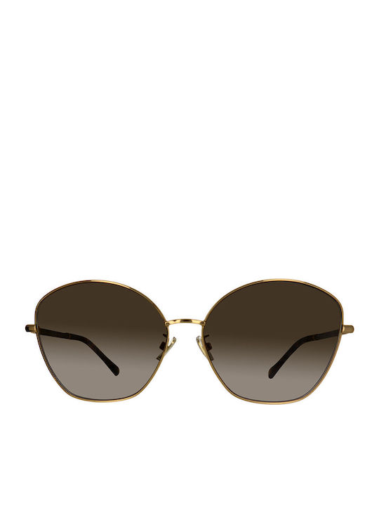 Jimmy Choo Women's Sunglasses with Gold Metal Frame and Brown Gradient Lens Marilia/G/SK 06J/HA