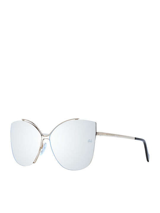 Ana Hickmann Women's Sunglasses with Silver Metal Frame and Purple Lens AH3175 04B