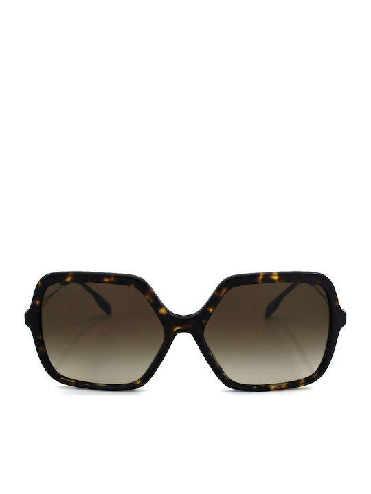 Burberry Isabella Women's Sunglasses with Brown Tartaruga Frame and Brown Gradient Lens BE4324 300213