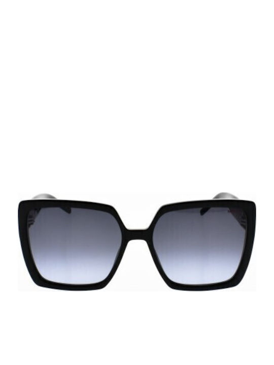 Boss Feminini Ochelari de soare cu Negru Cadru și Negru Degrade Lentilă HG 1285/S 807/9O