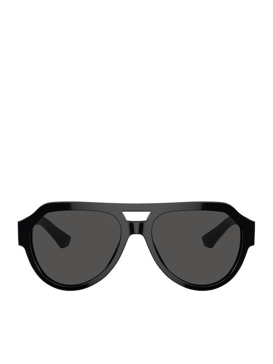 Dolce & Gabbana Мъжки Слънчеви Очила с Черна Пластмасова Рамка и Сиви Стъкла DG4466 501/87