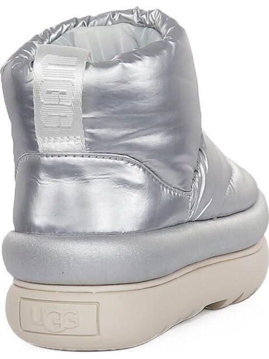 Classic Maxi Mini Women's Ankle Boots Silver 1135151-MSLV
