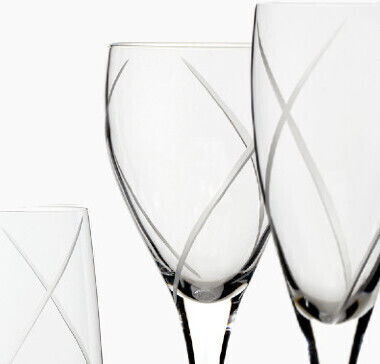Rona Set de pahare de sampanie din Cristal Cu picior 230ml 6buc