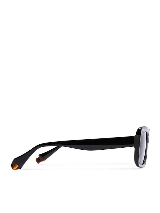 Gigi Barcelona Women's Sunglasses with Black Plastic Frame and Gray Gradient Lens 6943/1