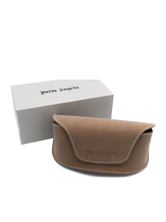 Palm Angels Women's Sunglasses with Black Plastic Frame and Black Lens