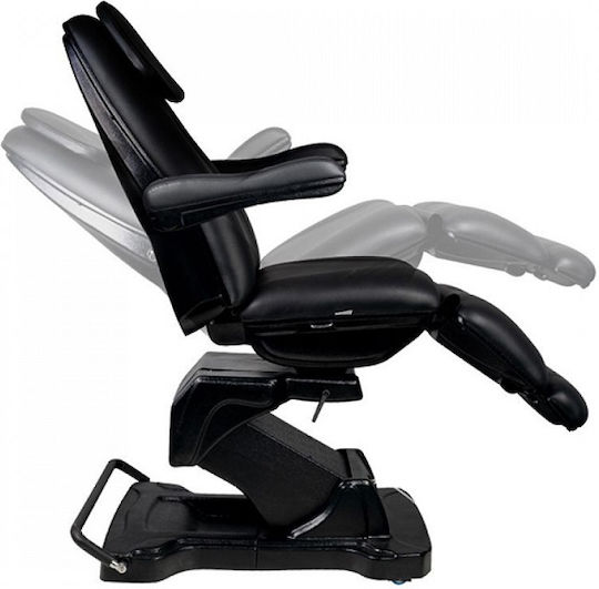 Beauty Chair with Adjustable Height Black