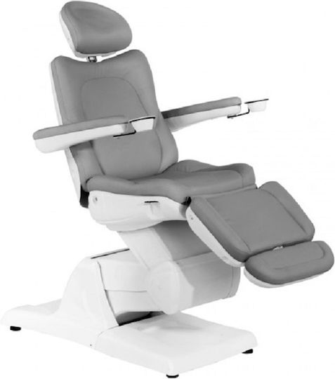 Beauty Chair Gray with Adjustable Height and Electric Lifting