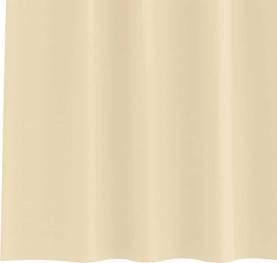 vidaXL Set Curtains with Tab Tops Beige 140x225cm