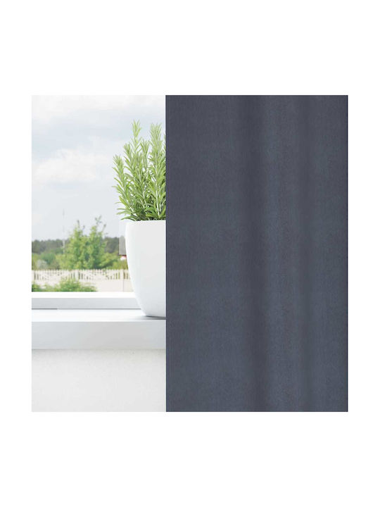 vidaXL Set Window Blackout Curtains With Gray Pencil Pleat 140x175cm